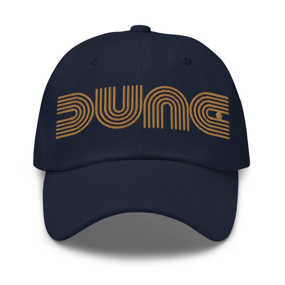 Dune Geometric Embroidered Cap - Navy Color - https://ascensionemporium.net
